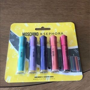 Moschino + Sephora liquid markers set